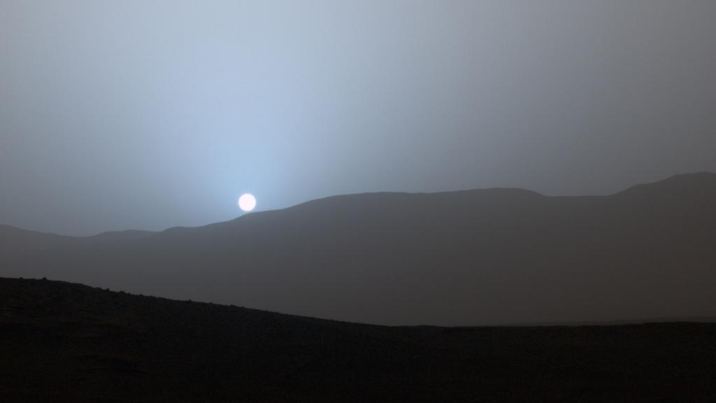 Sundown on Mars